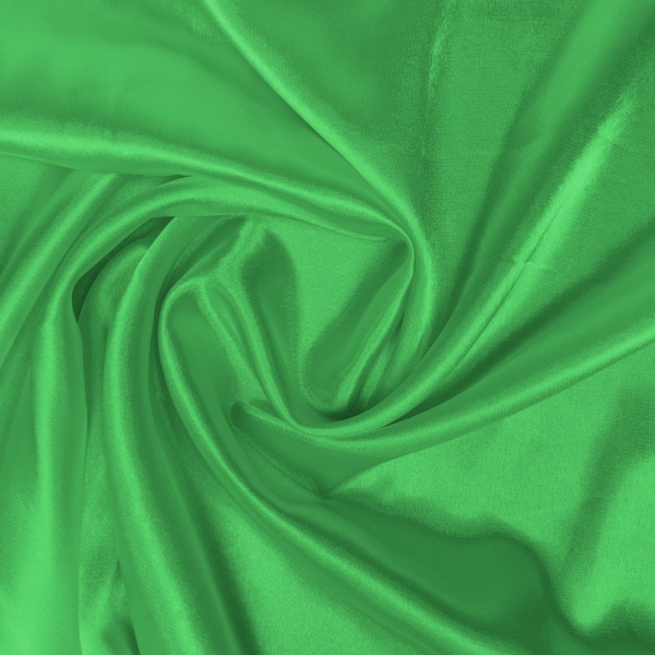 Polyester Satin - Emerald Green